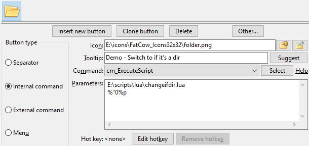 Parameter with cm_ExecuteScript