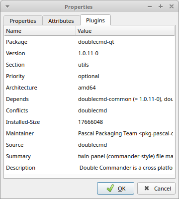 Show file properties